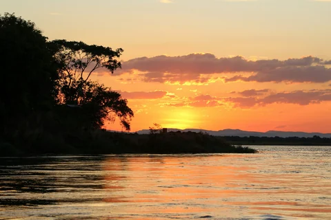 Illustrative photo: Sunset over the Zambezi River